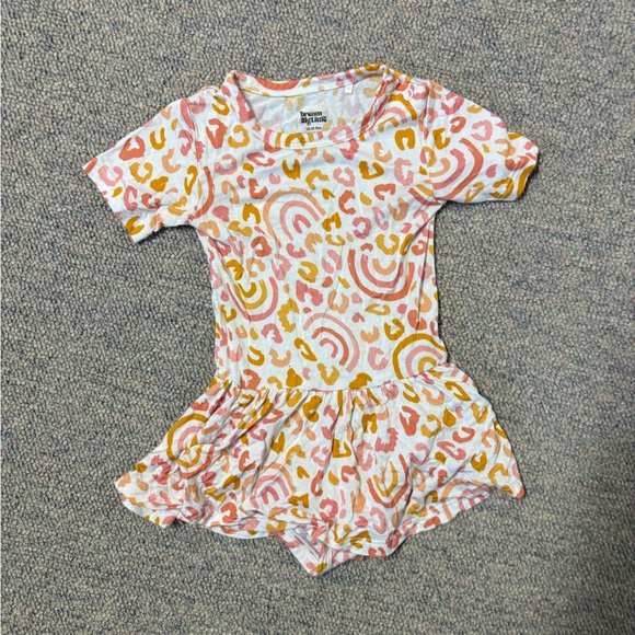 Colorful Patterned Kids Dress - Picture 2 of 3